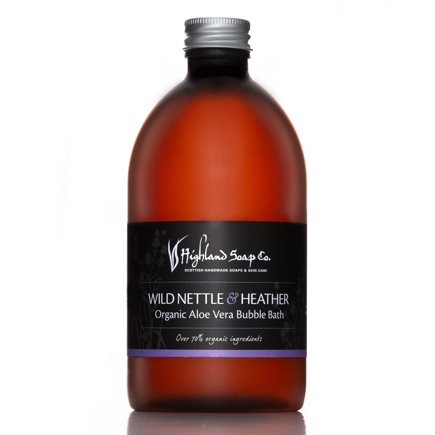 Biologisch Badschuim 500ml - Wild Nettle & Heather - Highland Soap Company