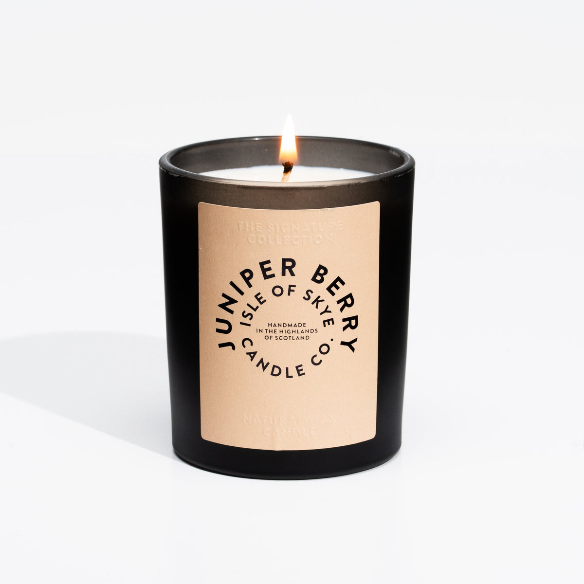Sojawaskaars Juniper Berry Black Tumbler - Isle of Skye Candle Company