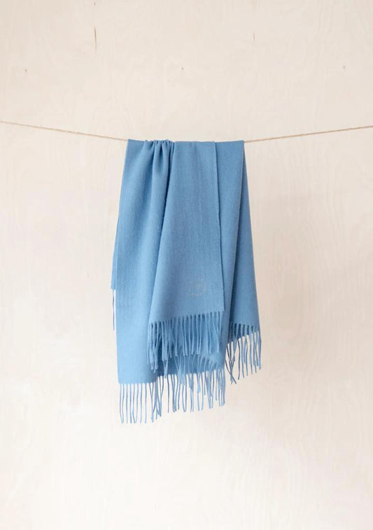 Babydekentje Blauw - 75x110 - Lamswol - TBCo Scotland by MoodCompanyNL