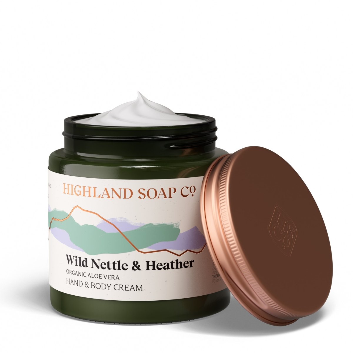 Mood Company - Biologische Hand- & Bodycrème 120ml - Wild Nettle & Heather - Highland Soap Company -