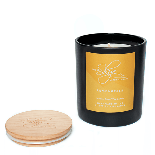 Mood Company - Geurkaars Citroengras Large - 45 uur - Sojawas - Isle of Skye Candle - 5060346380018