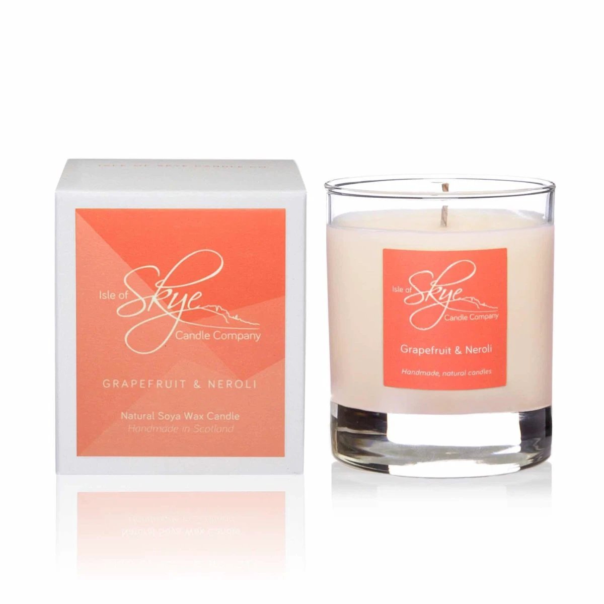Geurkaars Grapefruit & Neroli Small - 30 uur - Sojawas - Isle of Skye Candle by MoodCompanyNL