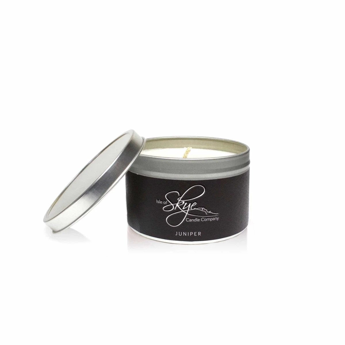 Geurkaars Jeneverbes (Juniper) Blikje - 30 uur - Sojawas - Isle of Skye Candle by MoodCompanyNL