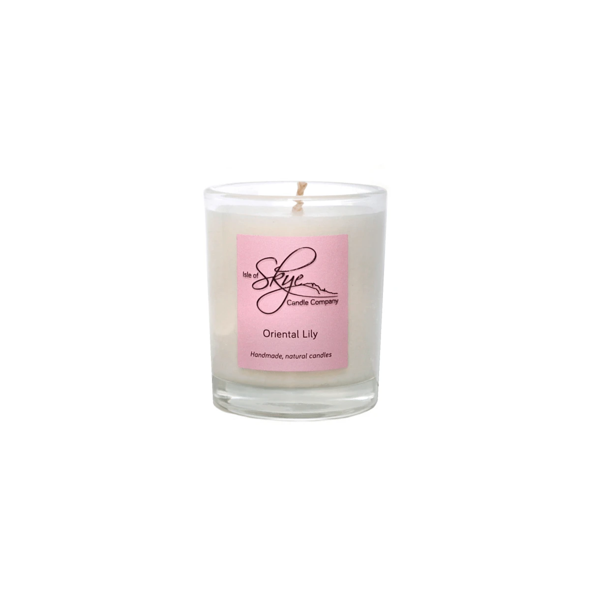 Geurkaars Oosterse Lelie (Oriental Lily) Mini - 20 uur - Sojawas - Isle of Skye Candle by MoodCompanyNL