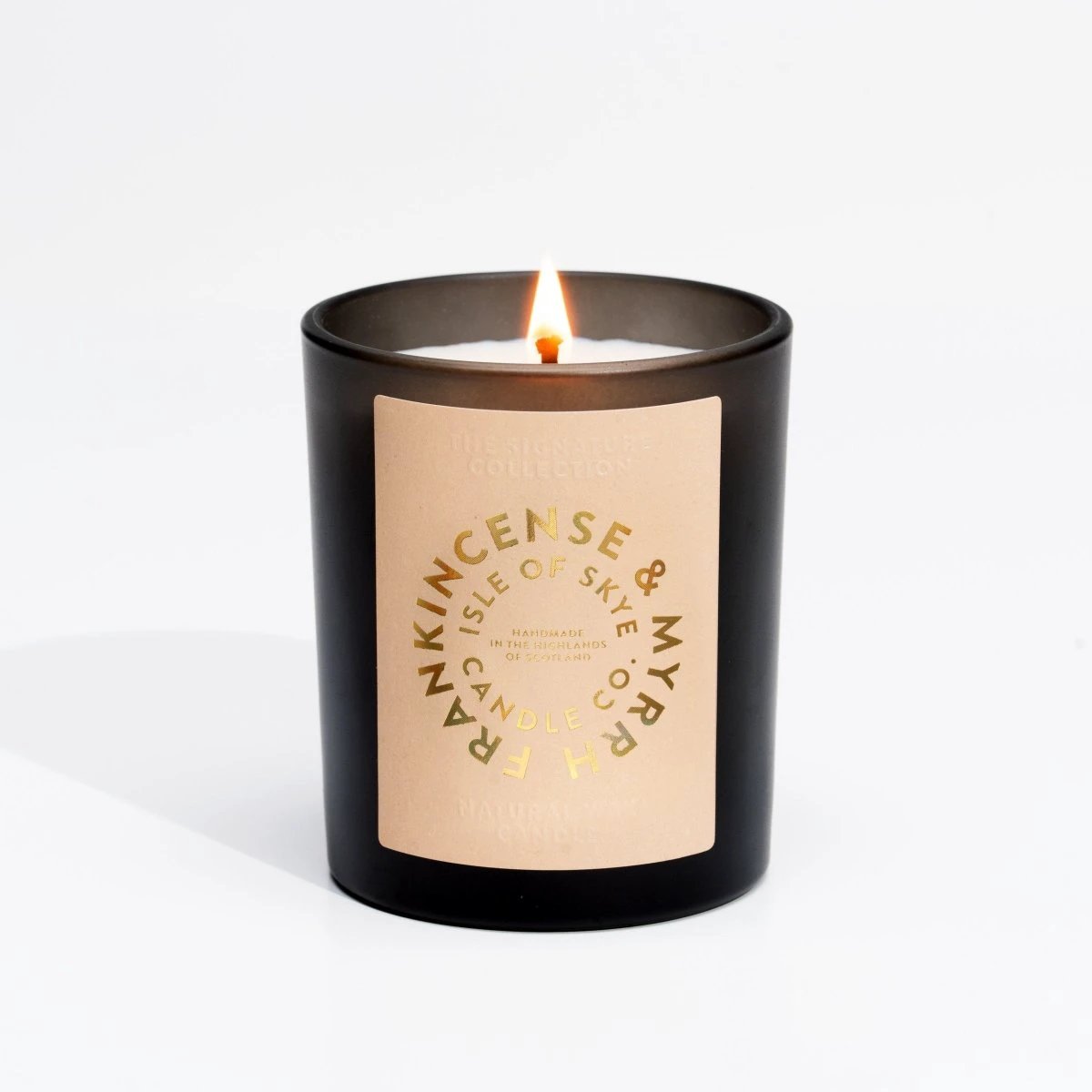 Geurkaars Wierook Large - 45 uur - Sojawas - Isle of Skye Candle by MoodCompanyNL