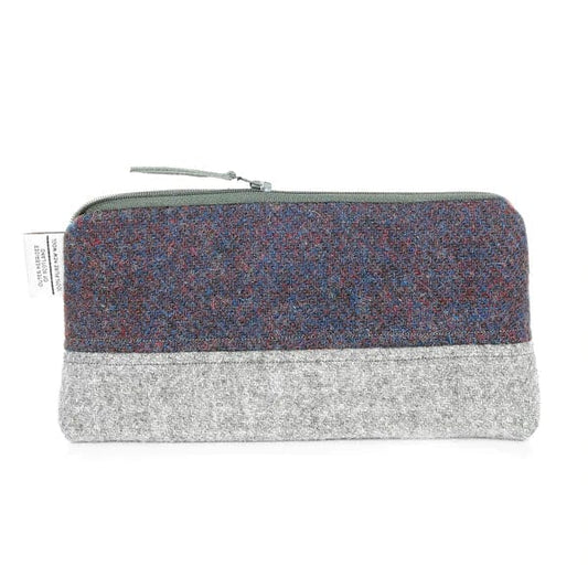 MoodCompanyNL - Harris Tweed Make - up tas Paars - 6095653464488
