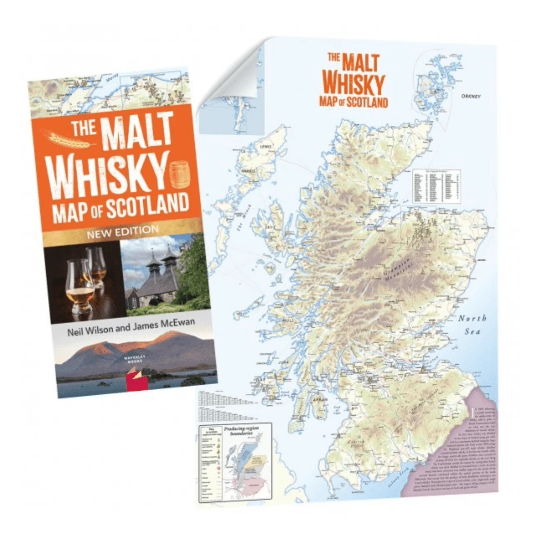 Malt Whisky Map of Scotland by MoodCompanyNL