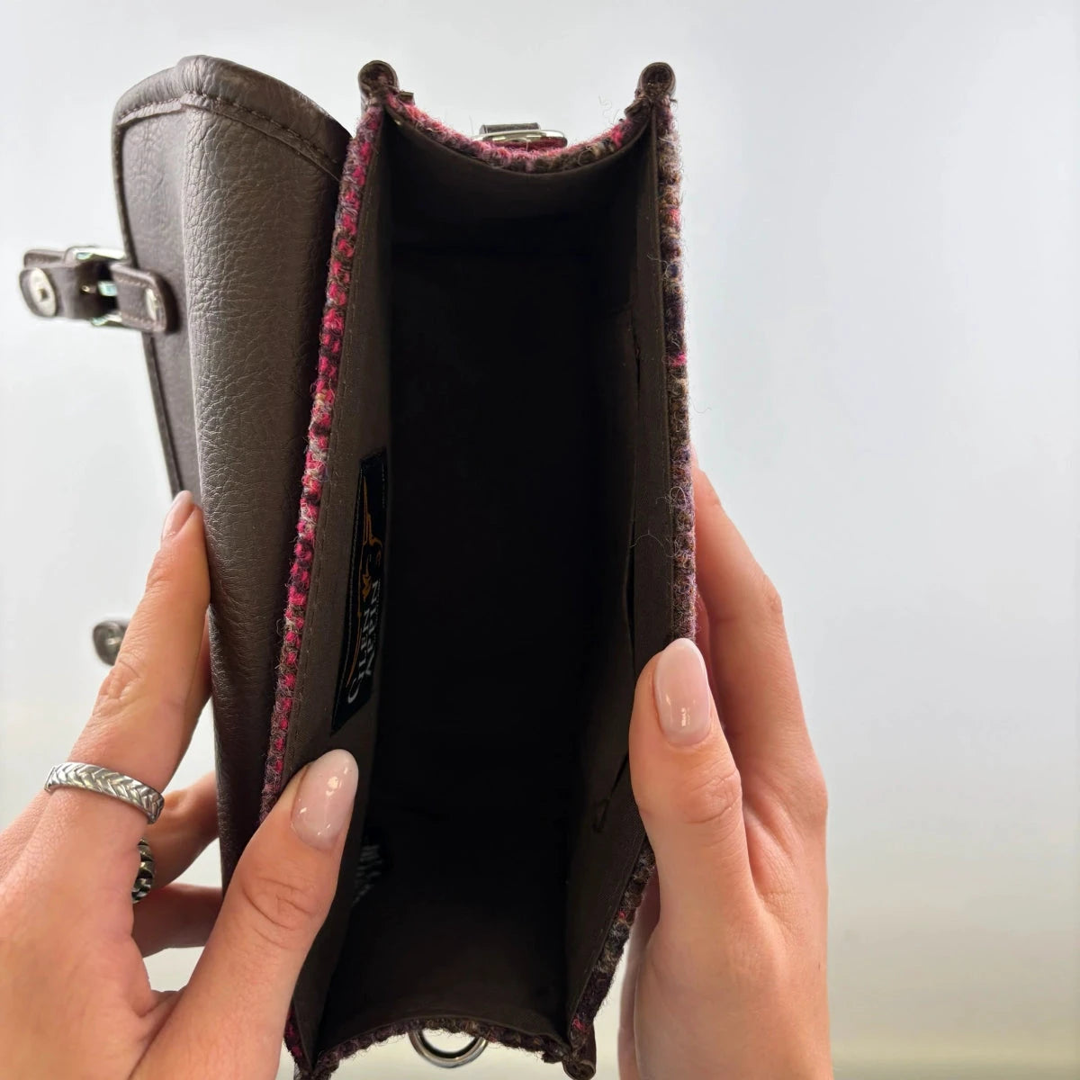 Mini Tas Bervie MacLeod - 15x20x7,5 - Harris Tweed - Glen Appin of Scotland by MoodCompanyNL