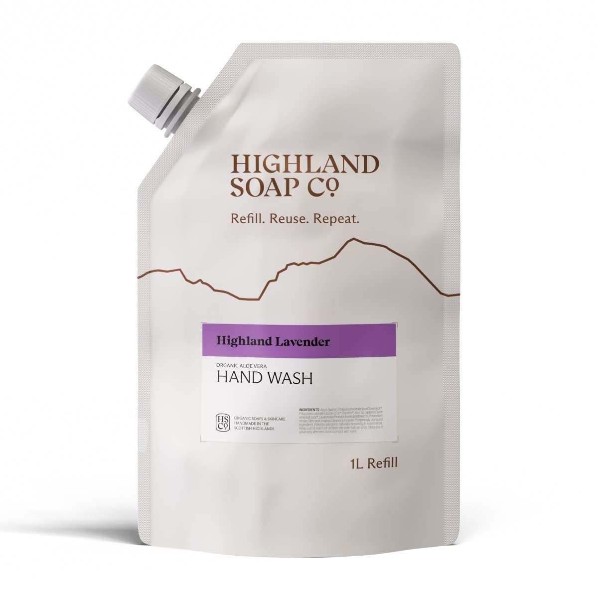 Mood Company - Navulzak Handzeep 1 Liter - Highland Lavender - Highland Soap Company -