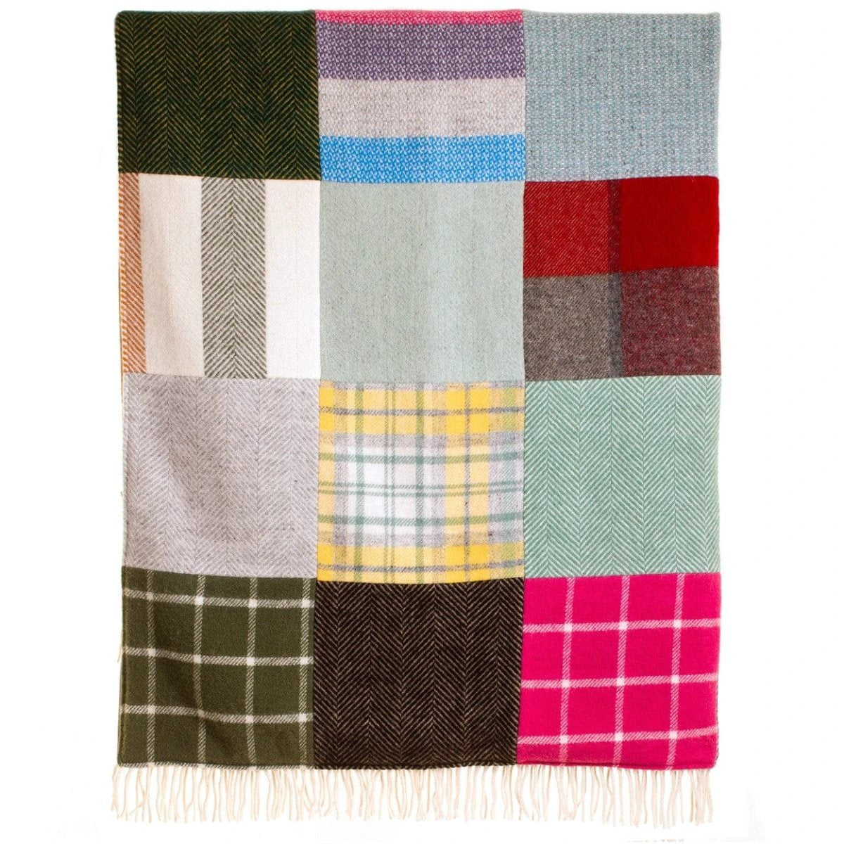 Patchwork plaid LIFESTYLE - 180x220 - Uniek - Tweedmill UK by MoodCompanyNL