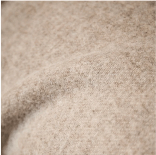 Plaid Dartmoor Taupe - 150x183 - Nieuw Wol - Tweedmill UK by Mood Company