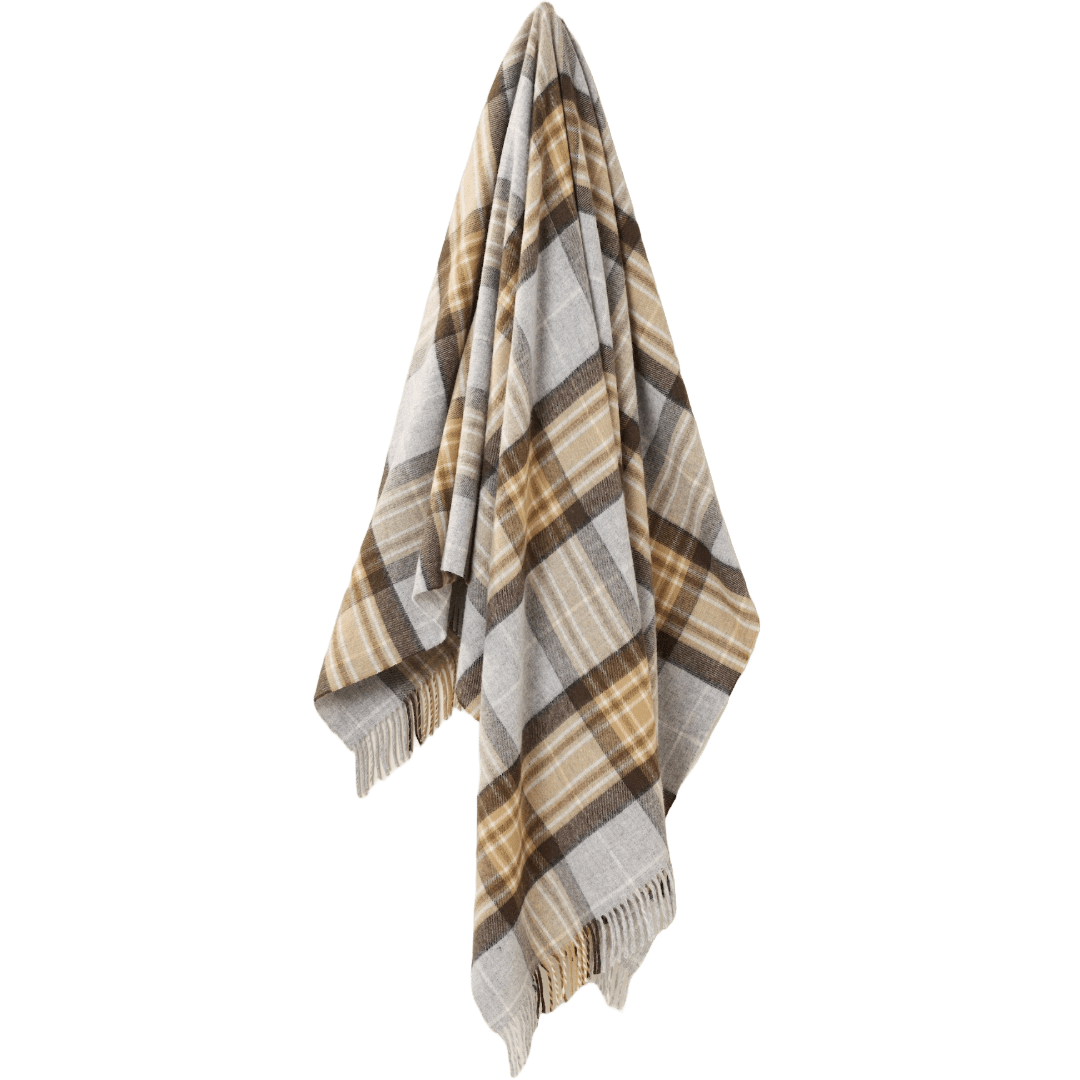 Plaid Tartan McKellar - Merino Lamswol - 140x185 - Bronte by Moon Scotland by MoodCompanyNL