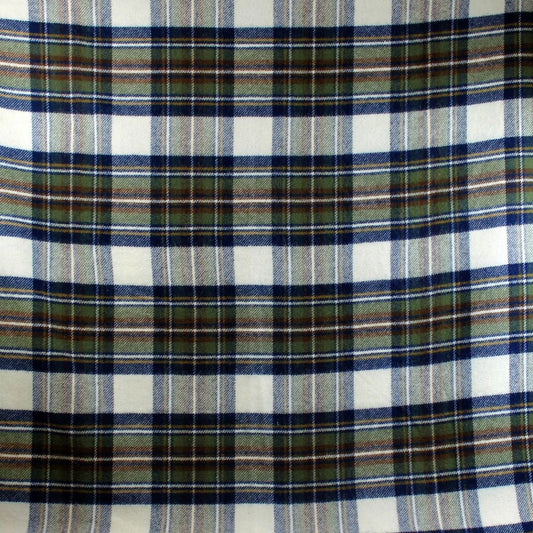Plaid zonder franje Tartan Muted Blue Dress Stewart - 150x200 - Nieuw Wol - Tweedmill UK by MoodCompanyNL