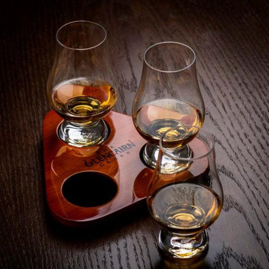 MoodCompanyNL - Proeverijset Dienblad met 3 Whiskyglazen - Glencairn Crystal Scotland - 8845130001040