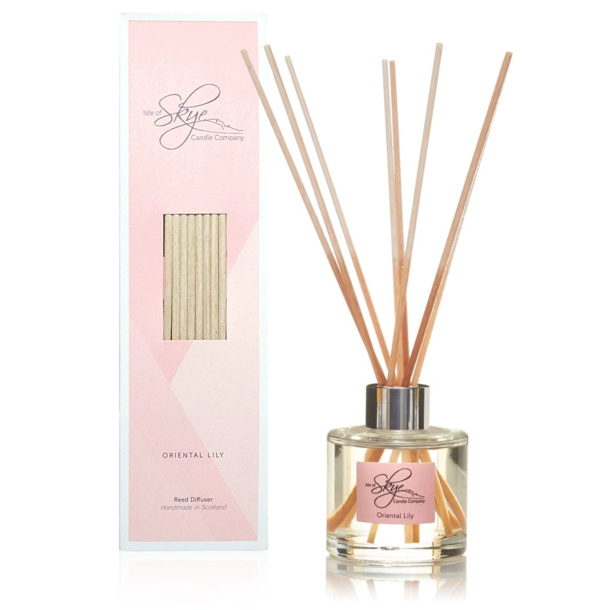 Reed Diffuser Oosterse Lelie (Oriental Lily) - 12 weken - Isle of Skye Candle by MoodCompanyNL