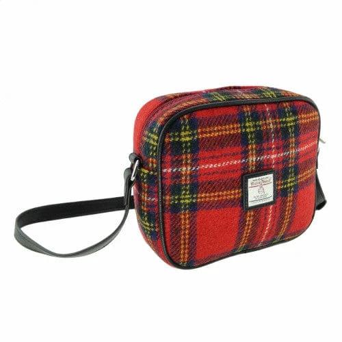 Schoudertas Almond Royal Stewart Tartan- 19x21x7 - Harris Tweed - Glen Appin of Scotland by MoodCompanyNL