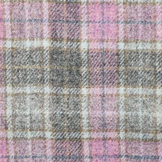 Schoudertas Fiddich Zacht Roze Buchanan - Small - Ritssluiting - Harris Tweed - Glen Appin of Scotland by MoodCompanyNL