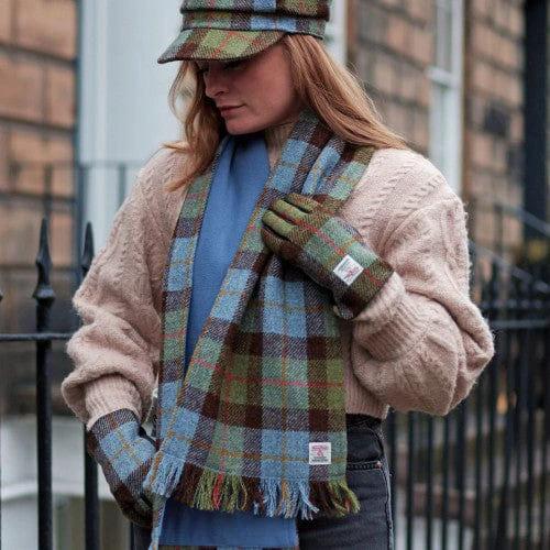 Sjaal Harris Tweed MacLeod - Zachte Fleece binnenkant - 25 x 155 - Glen Appin of Scotland by MoodCompanyNL