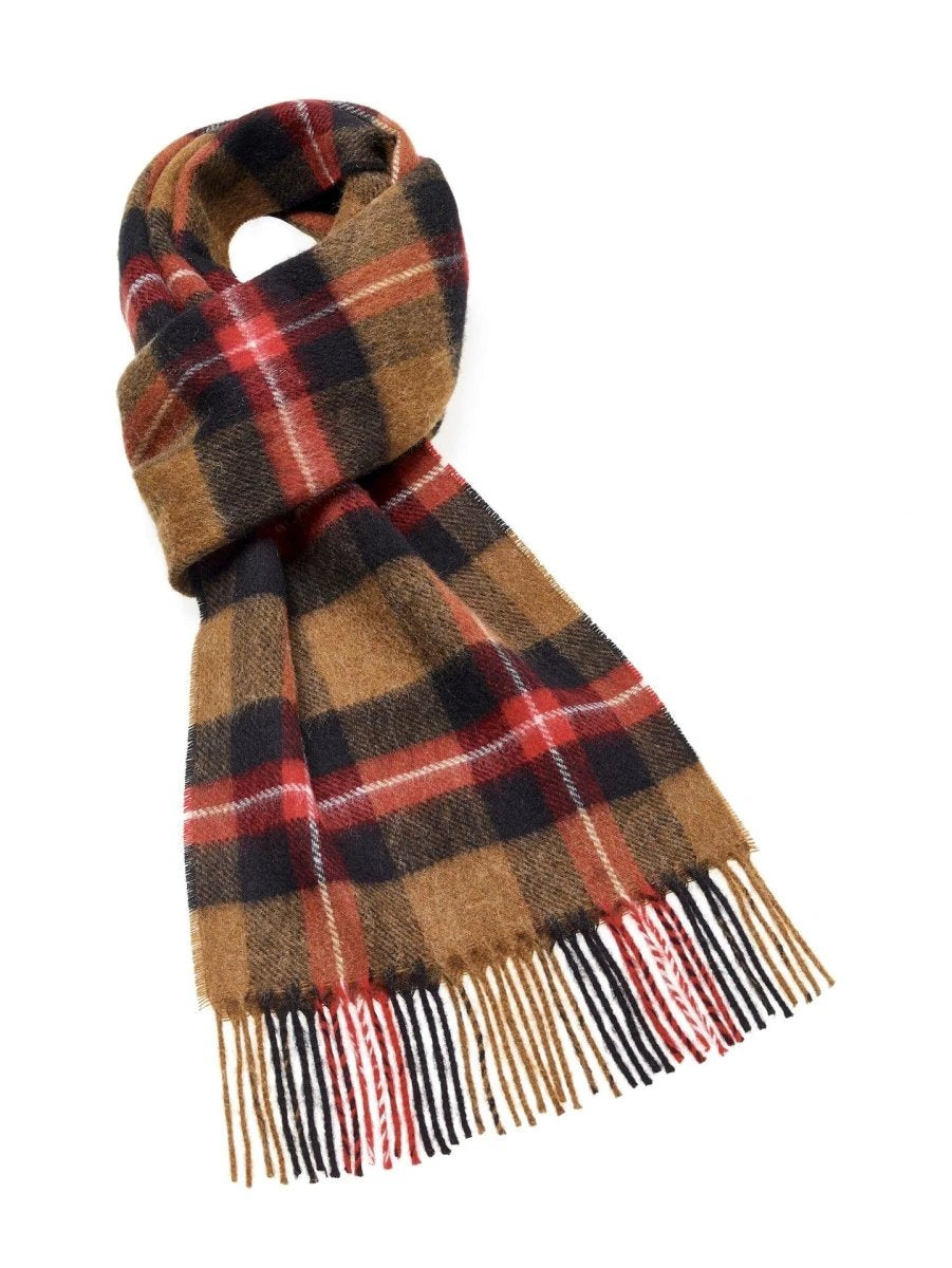 Sjaal Thorney Camel - Meriono Lamswol - 25 x 190 - Bronte by Moon Scotland by MoodCompanyNL