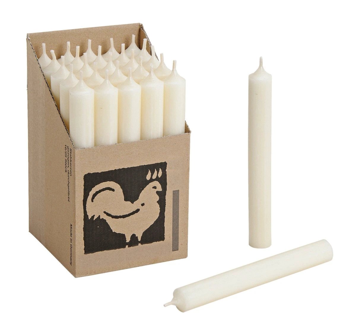Stompkaars ivoor - (w/h/d) 2x18x2cm - 1 stuks by MoodCompanyNL