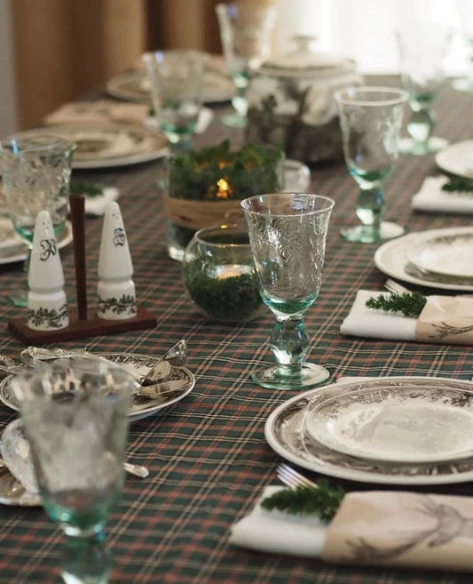 Tafelkleed Tartan Groen Medium - 120x140 - Katoen - Mood Company by MoodCompanyNL