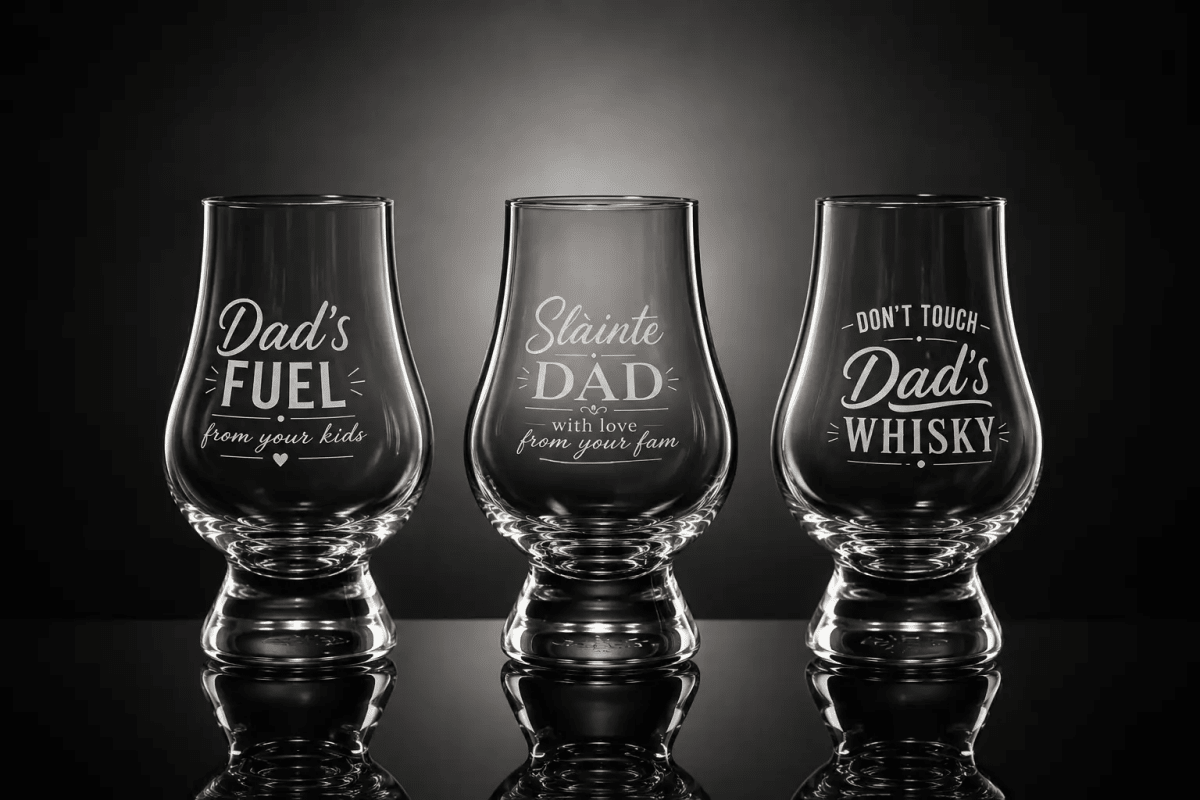 Mood Company - Whiskyglas - Don't touch dad's whisky - Glencairn Crystal Scotland - 6151219643688