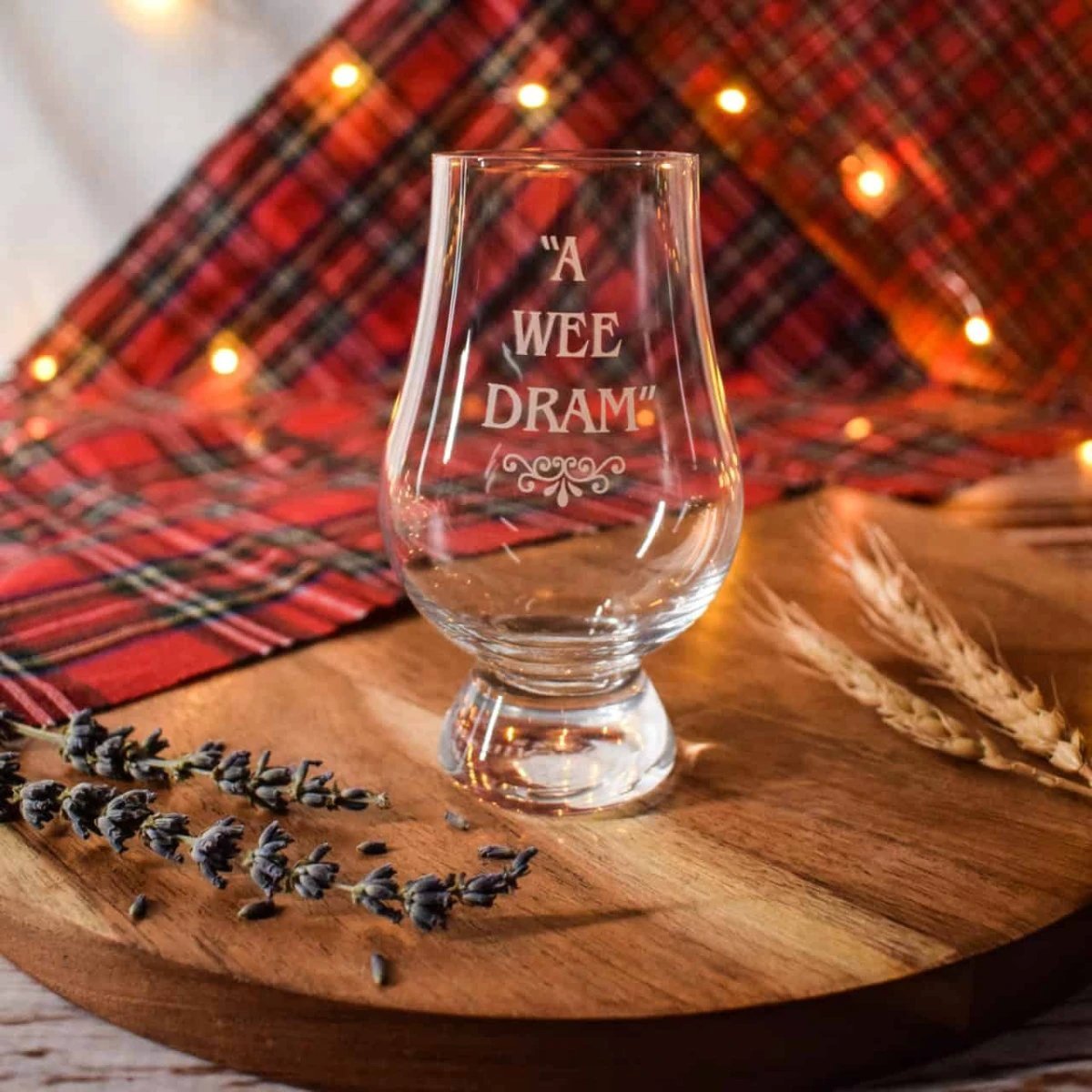 Whiskyglazen gegraveerd SCOTLAND 4 stuks - Glencairn Crystal Scotland by MoodCompanyNL