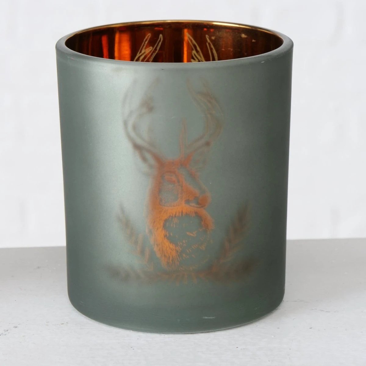 Windlicht Rudolf groen of goud - set van 2 - Boltze by MoodCompanyNL