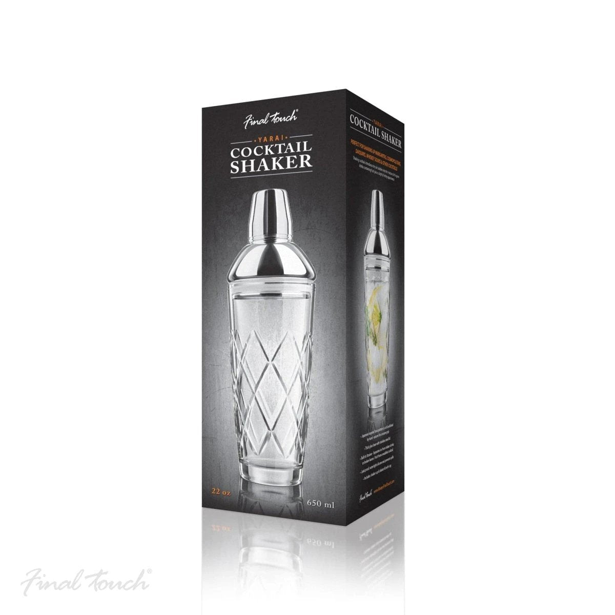 Yarai Cocktail Shaker - Exclusief Patroon - Final Touch. by MoodCompanyNL