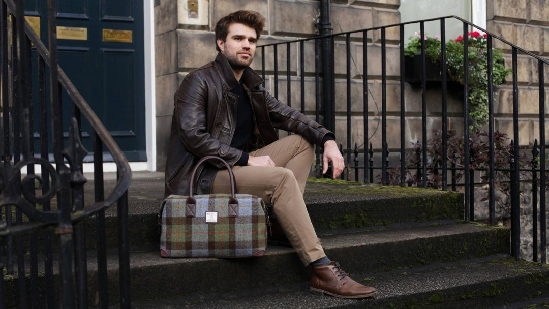 Harris Tweed Reis- en Weekendtassen - MoodCompanyNL