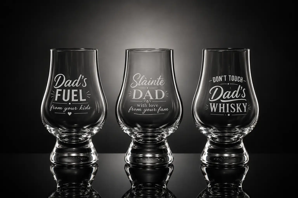 Whiskyglas - Sláinte DAD - Glencairn Crystal Scotland by Mood Company