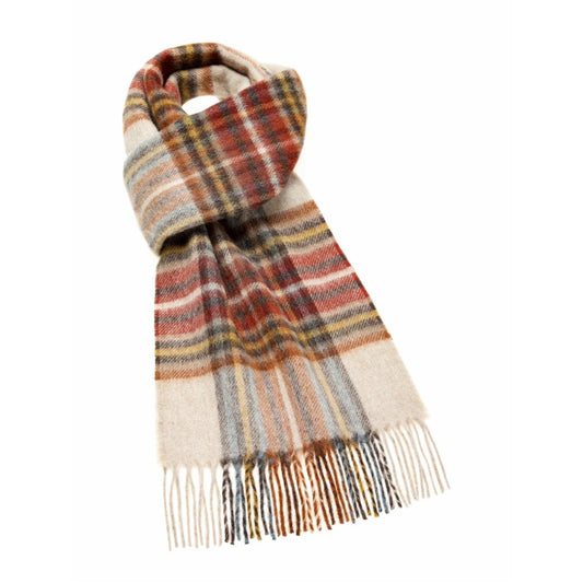 Schal Otley Rost - Merino Lammwolle - 25 x 190 - Bronte by Moon Schottland