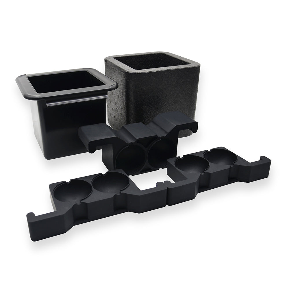 Professionele Crystal Clear IJsbalvorm - 4 Heldere IJsballen Ø 6 cm voor Whisky & Cocktails - Mood4Whisky
