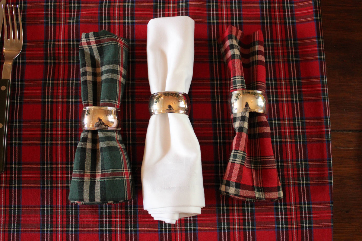 Tartan Tablecloth Windsor Red - Cotton/Polyester - Bamar