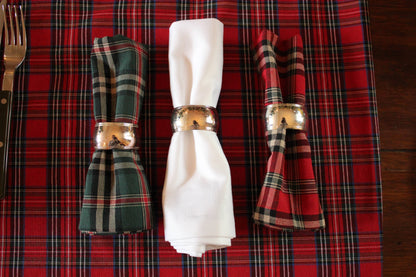 Tartan Tablecloth Windsor Red - Cotton/Polyester - Bamar