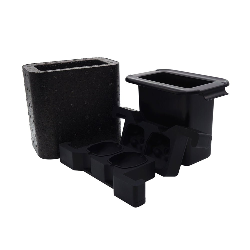 Professionele Crystal Clear Schedel IJsblokjesvorm - 2 Heldere Skull IJsblokjes 5 x 6 cm voor Whisky & Cocktails - Mood4Whisky