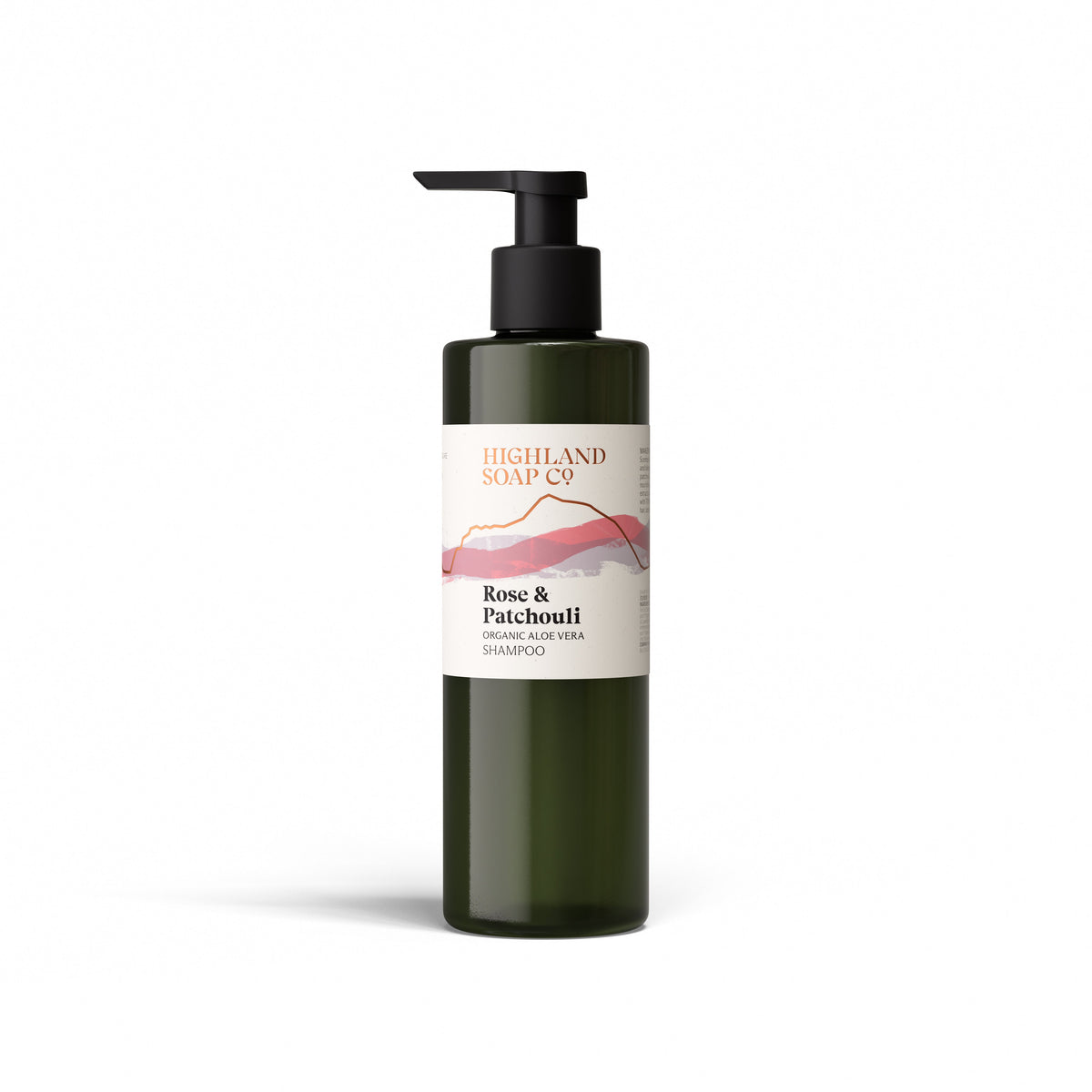 Biologische Shampoo 250ml - Rose & Patchouli - Highland Soap Company