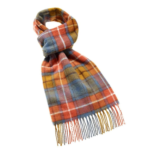 Scarf Tartan Antique Buchanan - Merino Lambswool - 25 x 190 - Bronte by Moon Scotland