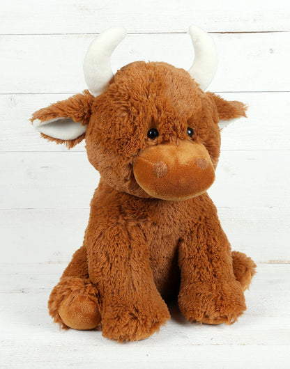 Highland Cow Soft Toy XL Brown - 60 cm - Premium Plush - Jomanda