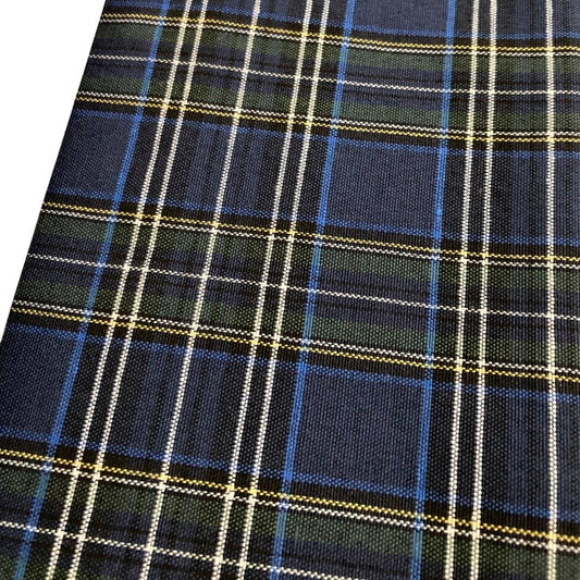 Tartan Tablecloth Windsor Blue - Cotton/Polyester - Bamar