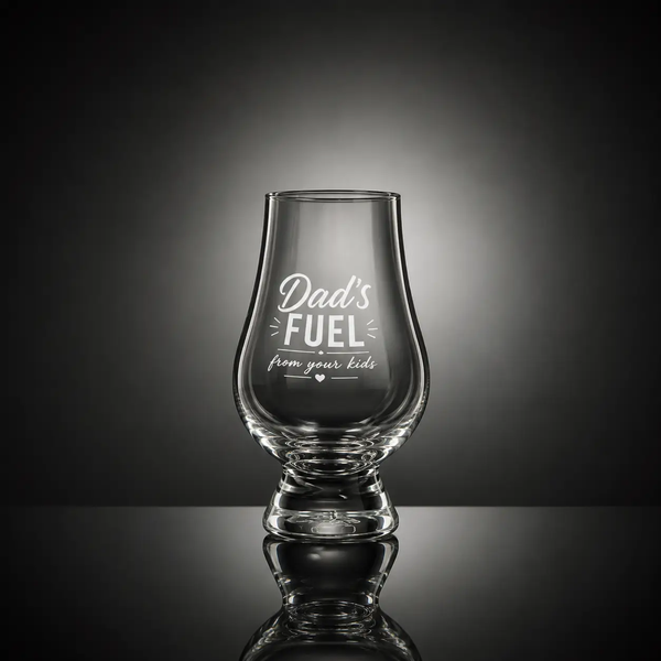 Whiskyglas - Dad's fuel - Glencairn Crystal Scotland by Mood Company