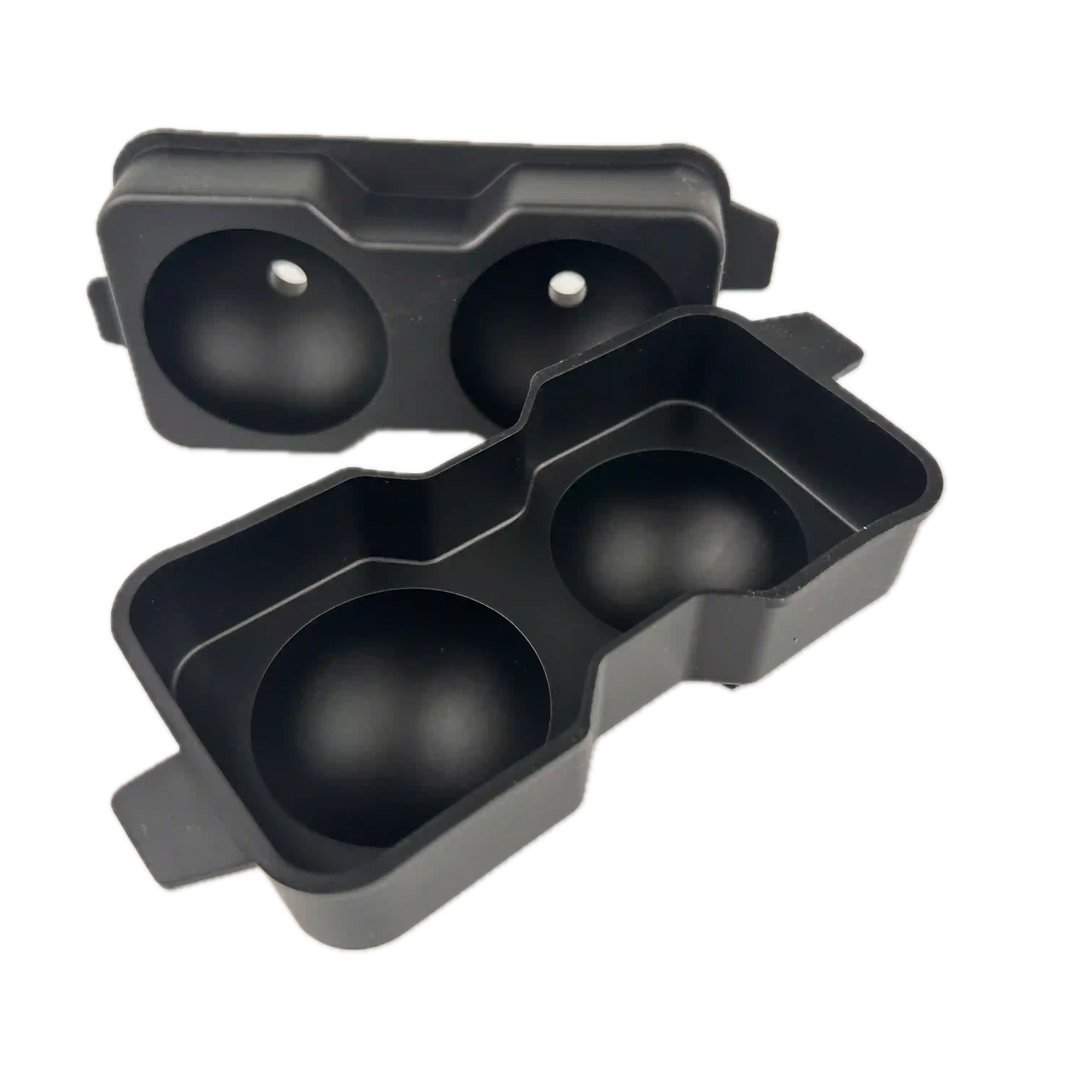 Siliconen IJsbalvorm - 2 Grote IJsballen Ø 4,5 cm voor Whisky & Cocktails - Mood4Whisky