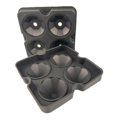 Siliconen Diamant IJsblokjesvorm - 4 Diamant IJsblokjes 4 x 3,5 cm BPA-vrij voor Whisky & Cocktails - Mood4Whisky