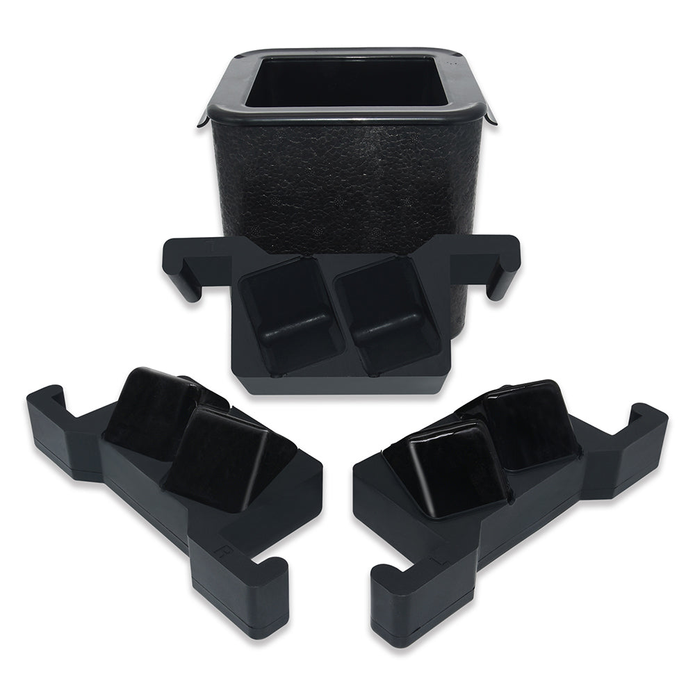 Professionele Crystal Clear IJsblokjesvorm - 4 Heldere IJsblokjes 4,5 x 4,5 cm voor Whisky & Cocktails - Mood4Whisky