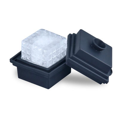 Siliconen Grote Vierkante IJsblokjesvorm - IJsblok 4,5 x 4,5 cm voor Whisky & Cocktails - Mood4Whisky