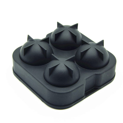 Siliconen IJsbalvorm - 4 IJsballen Ø 4 cm voor Whisky & Cocktails - Mood4Whisky