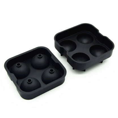 Siliconen IJsbalvorm - 4 IJsballen Ø 4 cm voor Whisky & Cocktails - Mood4Whisky