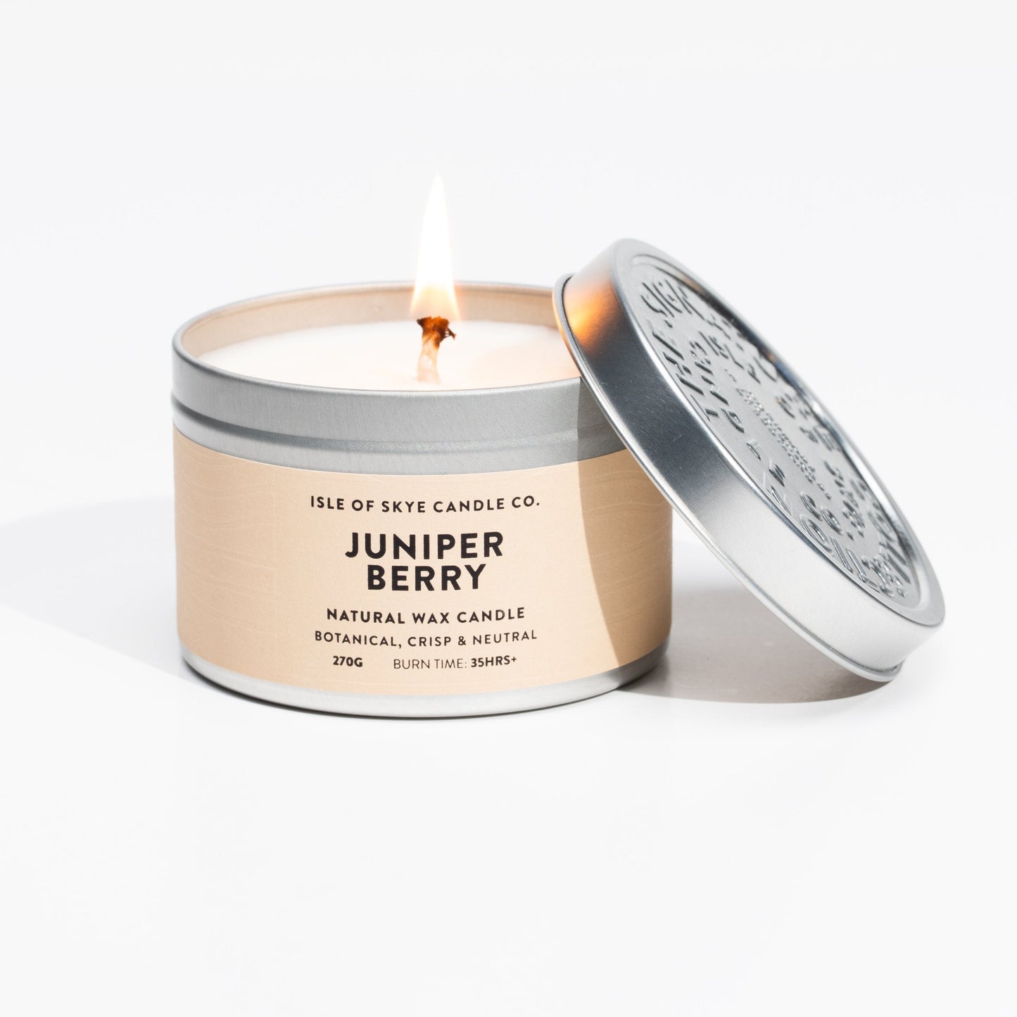 Sojawaskaars Juniper Berry Travel Container - Isle of Skye Candle Company