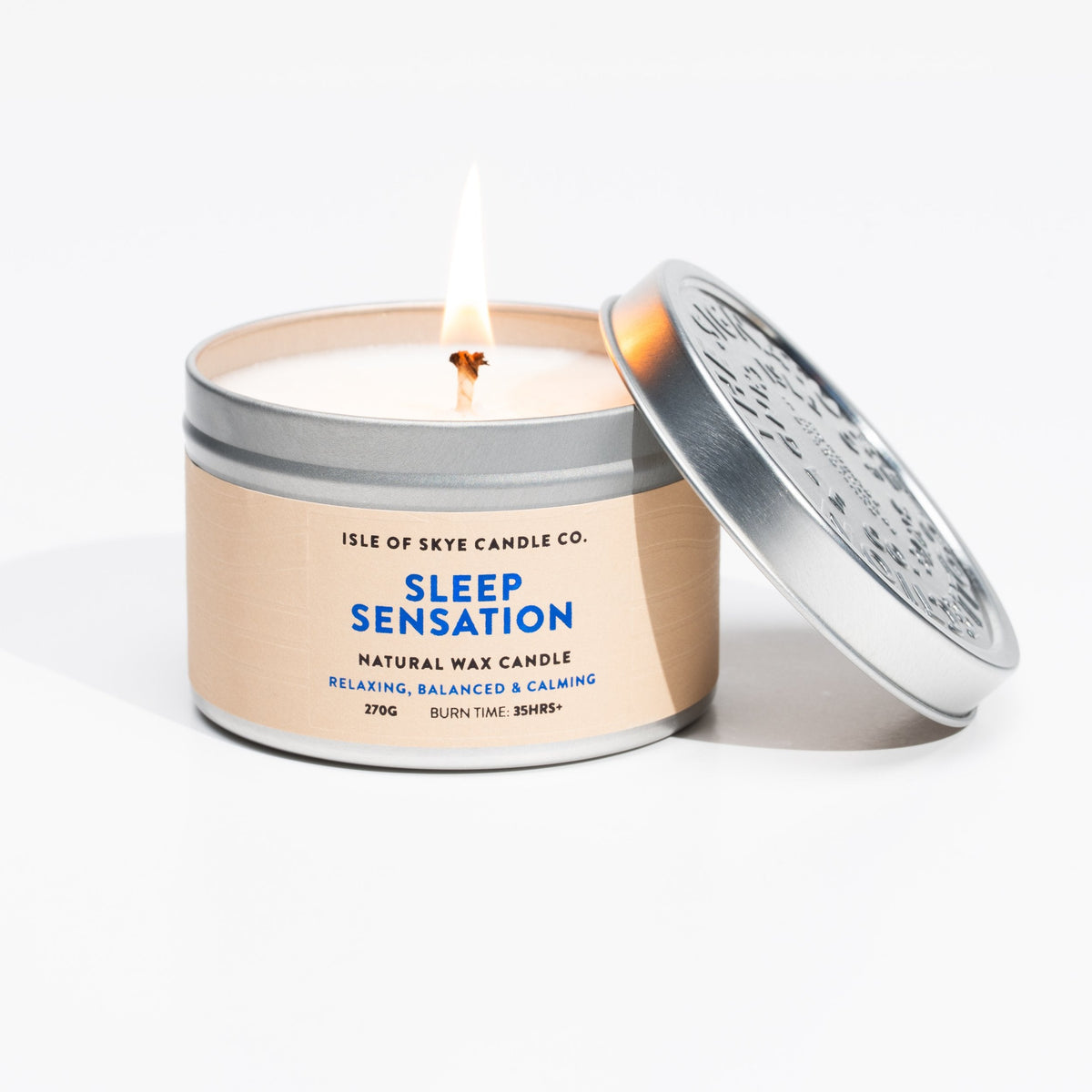 Sojawaskaars Sleep Sensation Travel Container - Isle of Skye Candle Company