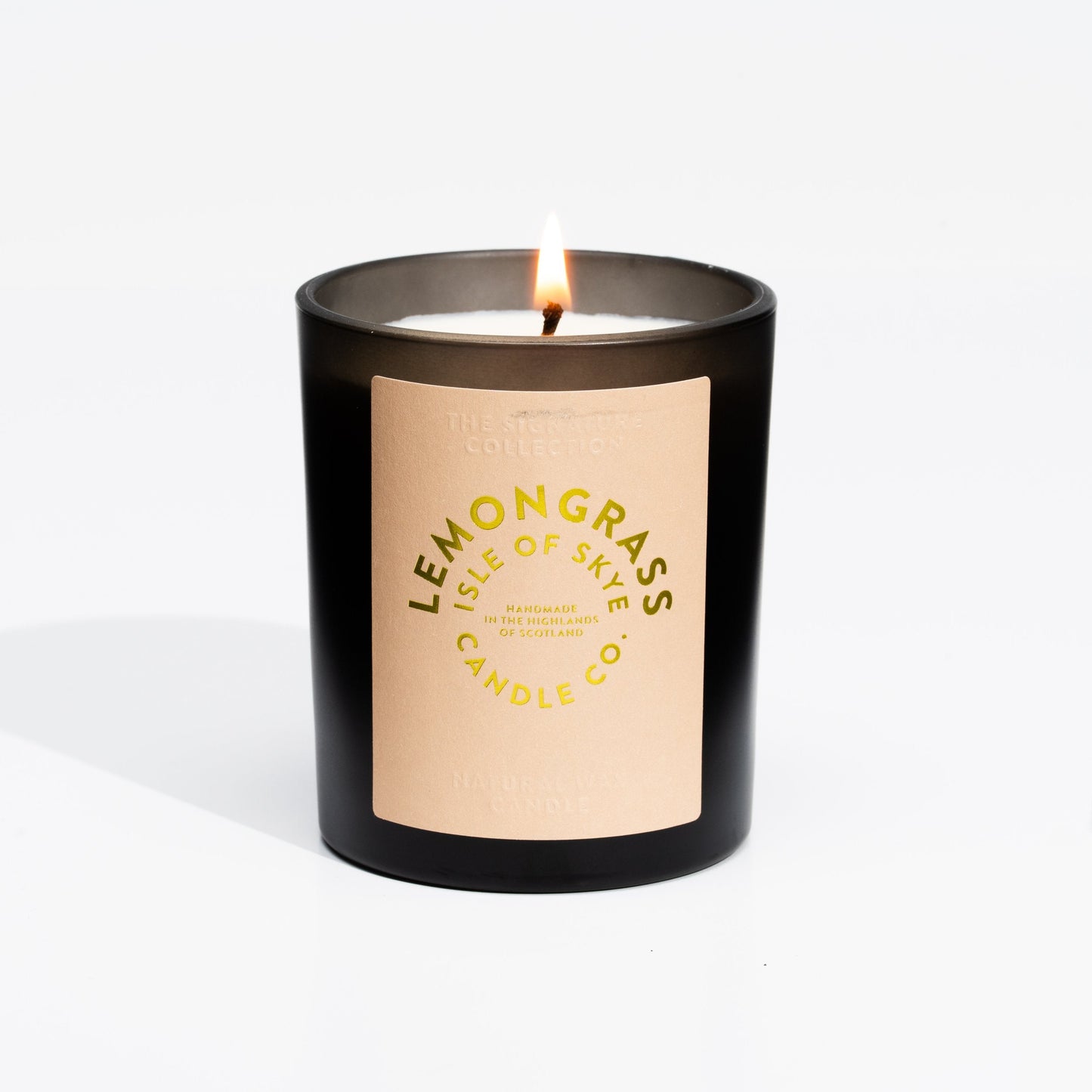 Sojawaskaars Lemongrass Black Tumbler - Isle of Skye Candle Company
